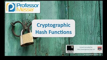 Cryptographic Hash Functions - CompTIA Security+ SY0-401: 6.2