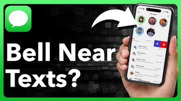 Waarom staat er een bel naast tekstberichten op de iPhone?