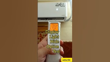 Tcl Remote Display Option Test #tcl #chill #summer  #dcinverter #dc