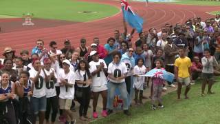 Fijians Celebrate Rugby Win at 2016 Rio Olympics