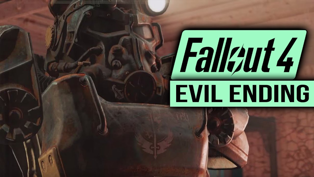 Fallout 4 EVIL ENDING - Bad Karma Fallout 4 Ending - YouTube