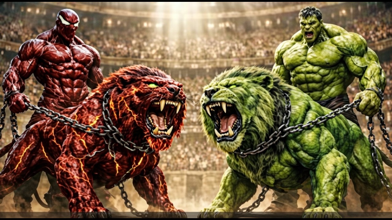 ⚔️ LEGENDARY Venom Lion 🆚 Savage Hulk Wolf | Arena Turns Into WARZONE 😱🔥