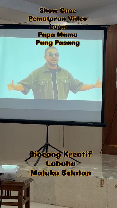 Show Case Pemutaran Video Hasil - AKTIF Ambon talent Willy Sopacua - Bincang Kreatif di Halmahera.