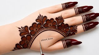 Simple & unique mehndi design for back hand| letest mehndi design|mehandi ka design |mehendi।mehnadi