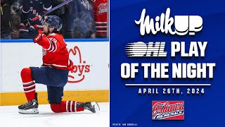 OHL Play of the Night presented by MilkUP: Rolofs springs in!