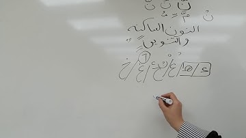 دورة التجويد الميسر للمبتدئين / احكام النون الساكنة والتنوين ( الاظهار الحلقى)