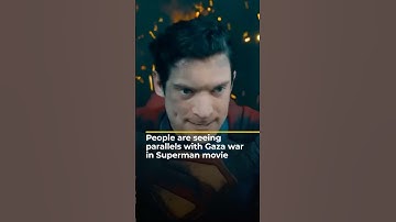 People are seeing parallels with Gaza war in Superman movie | AJ#shorts