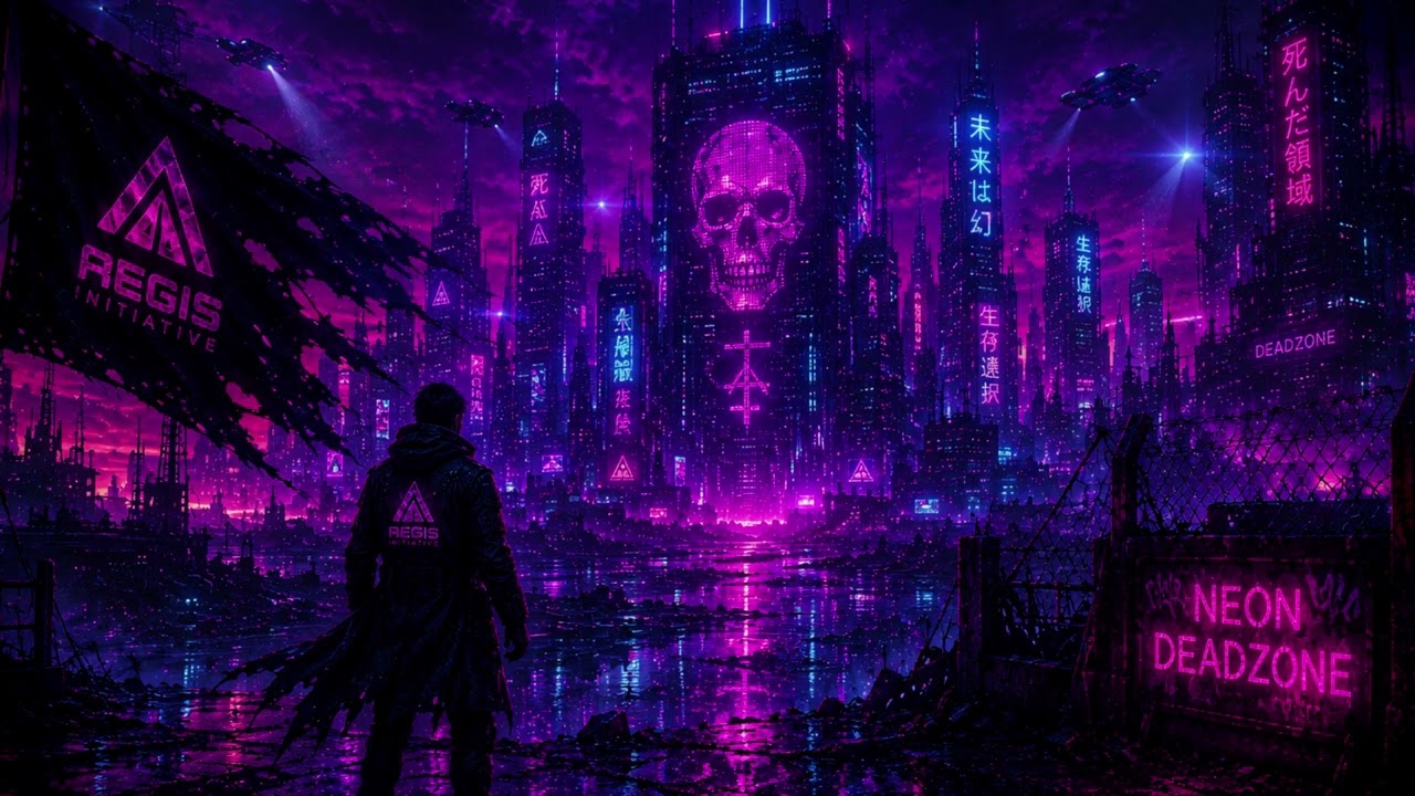 Neon Deadzone - Dark Cyberpunk Synthwave Music | Neon Futuristic Soundtrack