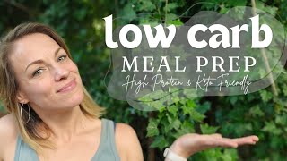 ☀ Breakfast & Lunch Meal Prep ☀ // Low Carb and High Protein Meals with Macros