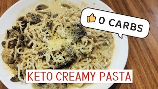 KETO &amp; Zero-Carb Spaghetti. Easy Weightloss Recipe. 3-Minutes Fast Meal