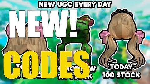 💕CLICK FOR UGC 2 CODES [ROBLOX]