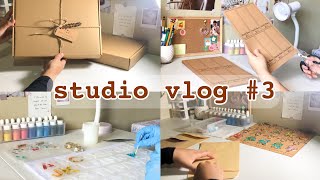Studio Vlog #3 | Running My Own Craft Shop, Making and Packing Resin Orders