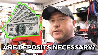 Why I Take Deposits On Some Outdoor Power Equipment- Viewer Question Answered #smallengine