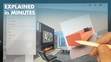 Inserting And Transforming An Image In Procreate: iPad Drawing For Architects
