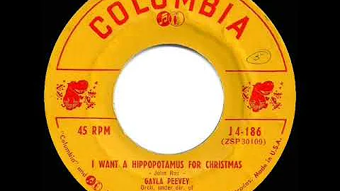 1953 Gayla Peevey - I Want A Hippopotamus For Chri...