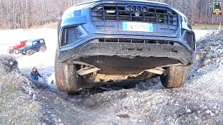 L&#39; AUDI Q8, test finale del sistema QUATTRO: riesce a superare l&#39;OFF-ROAD impegnativo??