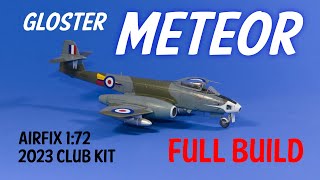 AIRFIX METEOR FR.9 2023 CLUB KIT how to build it!