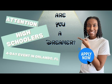 Disney Dreamers Academy Applications are open! | High School Students
