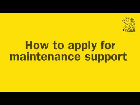 How to apply for maintenance support