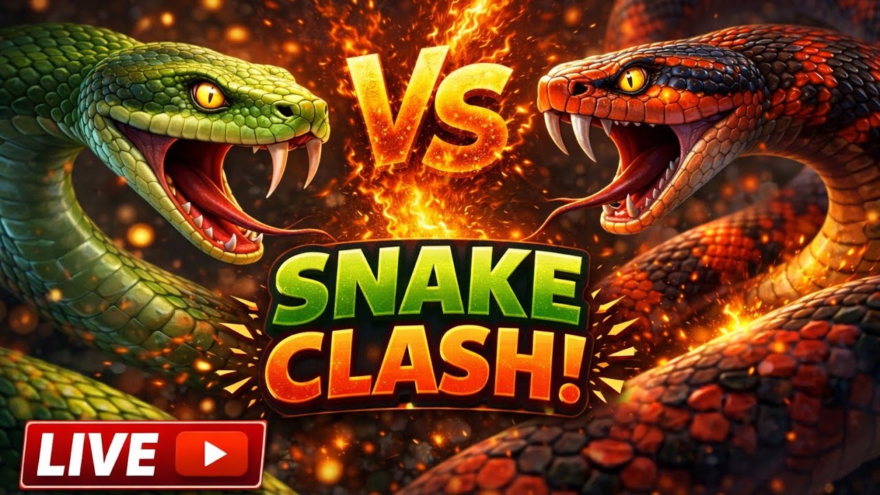 snake clash game| best live game 🔥