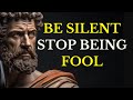 10 Traits of People Who Speak Less #stoicism #stoics