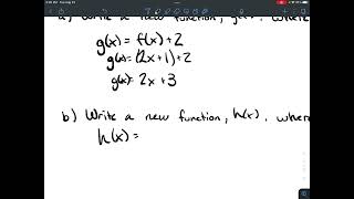 Translations and Reflections - Algebra 2