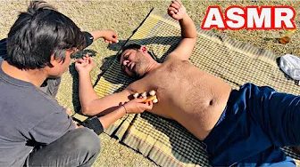 ASMR Full Body Oil Massage | Abdominal, Armpit & Feet Tickle Relaxation