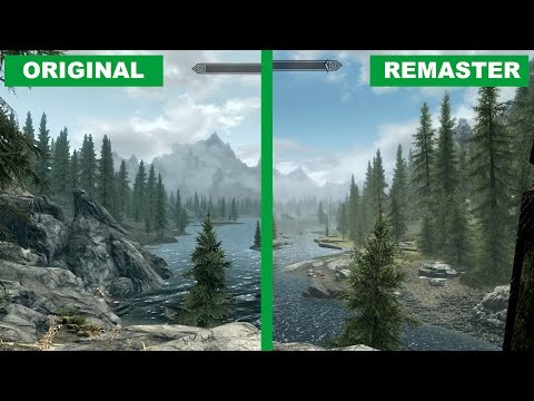 Сравнение графики Skyrim — оригинал и ремастер (PC)