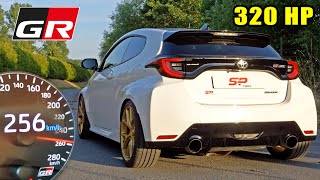 320HP Toyota Yaris GR is FAST 'n LOUD! on the AUTOBAHN // 100-200 in 12.xx