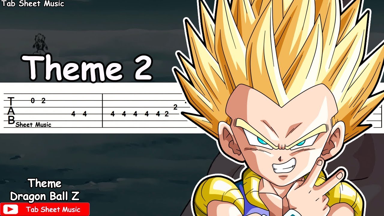 Dragon Ball Z - Theme 2 (Música de pelea) Guitar Tutorial - YouTube