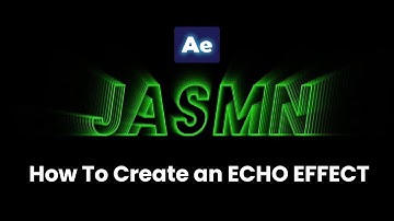 How To Create A Echo Effect in After Effect || after Effect|| ECHO