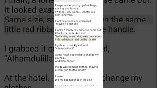 🥺😱😱 Man's clothes in my luggage   A suspenseful but funny story. #FunnyStory #LostLuggage