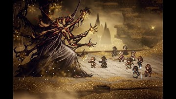 EX3 Oskha the Trader feat. dagger team EX H‘annit -- Octopath Traveler Cotc