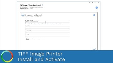 Install and Activate | TIFF Image Printer 12 | PEERNET