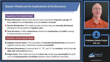 The Vasicek and Gauss + Models (FRM Part 2 2025 – Book 1 – Chapter  16)