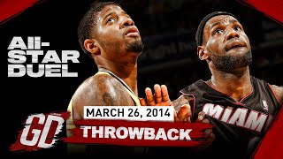 When Paul George FACED OFF Prime LeBron 🔥 All-Stars Duel Highlights (2014)