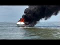 11 rescued after boat catches fire near Texas City Dike