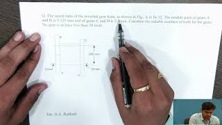 Reverted Gear Train