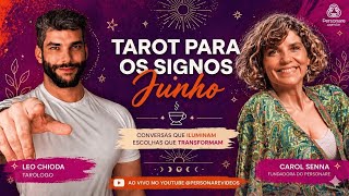 Previsão do Tarot de JUNHO para TODOS OS SIGNOS | Café Tarot #Personare