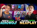 Indonesia AEROWOLF vs. NEXPLAY Philippines in rank ~ Mobile Legends