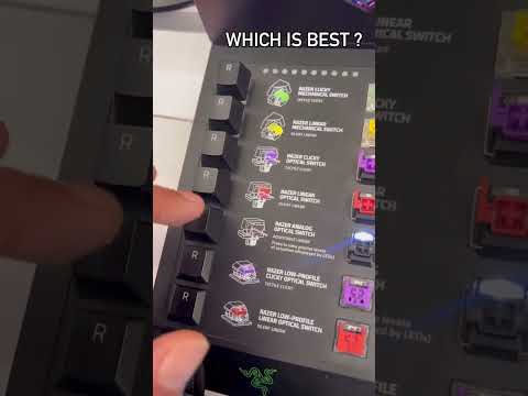 All of Razer's Keyboard Switches! Which is Best? #razer #keyboard #game