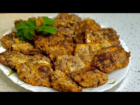 ВКУСНЫЕ ОТБИВНЫЕ ИЗ ПЕЧЕНИ! Быстро и просто.