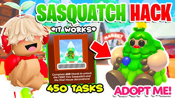 FASTEST WAY to get TREE SASQUATCH | Roblox Adopt Me Christmas 2025 🎄⭐️