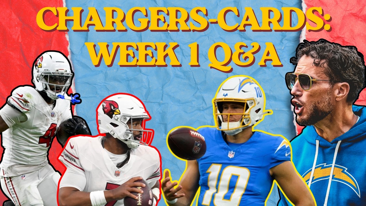 Cardinals @ Chargers: Week 1 Q&A Livestream Preview