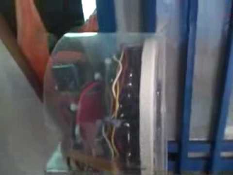 rotary speaker guitar Home made pendulum LED Clock