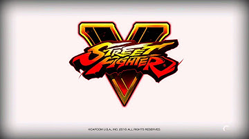 Street Fighter V (PS4) -- Initial Launch and Menu Exploration