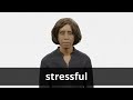 How to pronounce STRESSFUL in American English