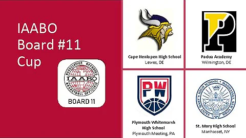 St Mary's vs Plymouth Whitemarsh IAABO Board Cup