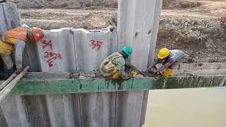 Corugated Concrete Sheet Pile