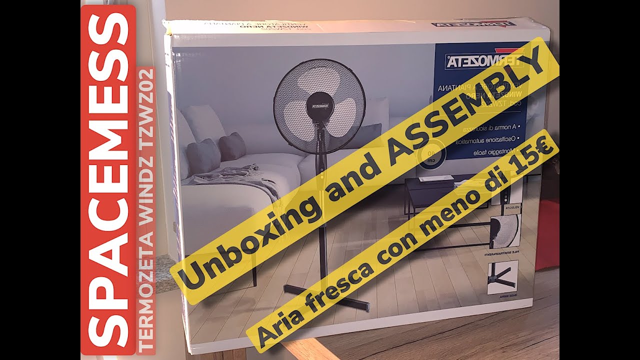 UNBOXING e guida al montaggio TERMOZETA-WindZ-TZWZ02